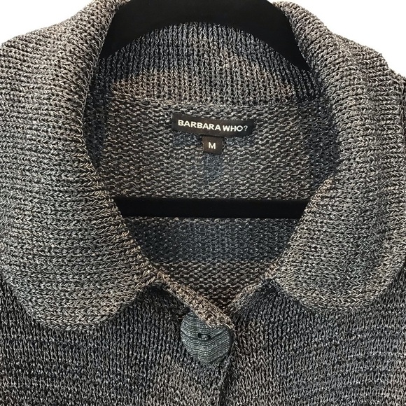 Barbara Who, 3 button, collared cardigan size medium. - Picture 2 of 8